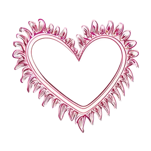 Doodle Heart Outline Png Xhw20 PNG image