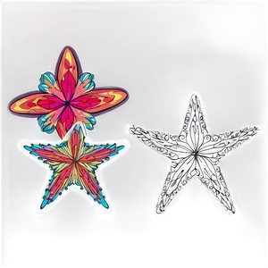 Doodle Star Pattern PNG 06132024 PNG