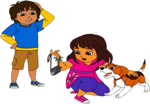 Dora_and_ Friends_ Adventure PNG image