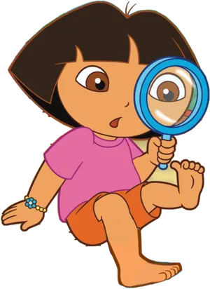 Dora Explorer Magnifying Glass PNG