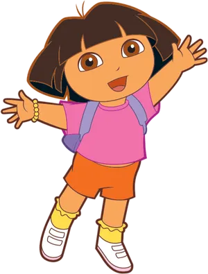 Dora The Explorer Cartoon Character PNG