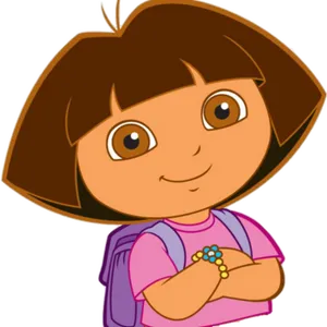 Dora The Explorer Cartoon Character PNG image