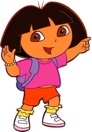 Dora The Explorer Cartoon Character PNG image