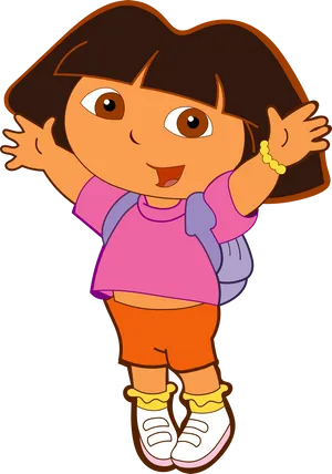 Dora The Explorer Cartoon Character PNG