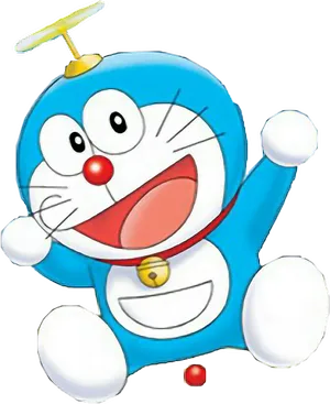 Doraemon Smiling Robot Cat PNG image