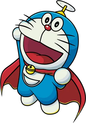 Doraemon_ Superhero_ Pose PNG image