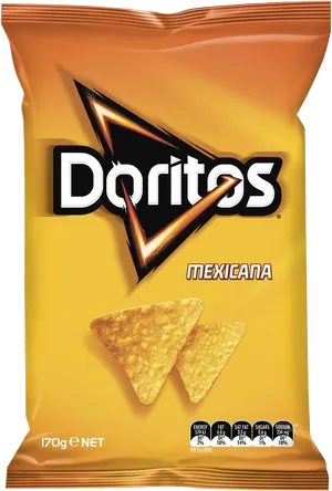 Doritos Mexicana Flavor Chips Package PNG image