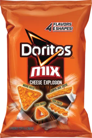 Doritos Mix Cheese Explosion Pack PNG image