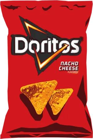 Doritos Nacho Cheese Flavor Package PNG image