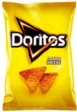 Doritos Nacho Cheese Flavor Package PNG image