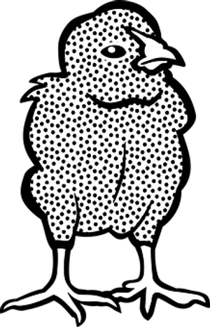 Dotted Chicken Illusion Art.jpg PNG image