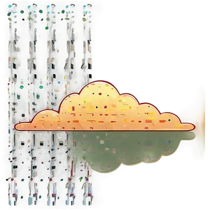 Dotted Line Cloud Shape Png 05252024 PNG image