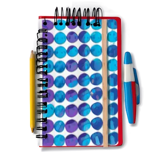 Dotted Notebook PNG 81