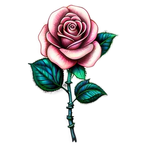 Dotwork Rose Tattoo Drawing Png You PNG image