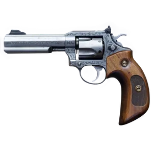 Double-action Revolver PNG 05242024