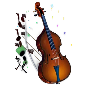 Double Bass At Night PNG 06242024