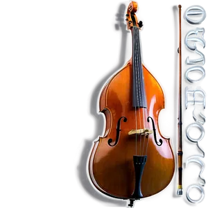 Double Bass In Jazz Band PNG 06242024 PNG