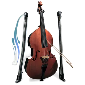 Double Bass Instrument Png 06242024 PNG image