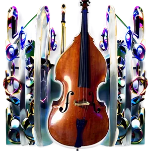 Double Bass On Stage Png Rkd39 PNG image