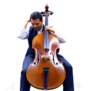 Double Bass Player Png 06242024 PNG image