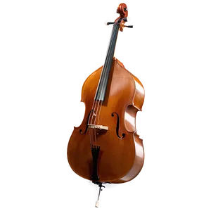 Double Bass Side View Png 06242024 PNG image