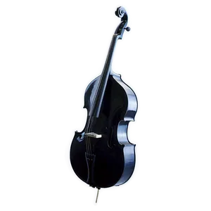 Double Bass Silhouette Player PNG 06242024 PNG