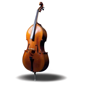 Double Bass Under Spotlight PNG 06242024