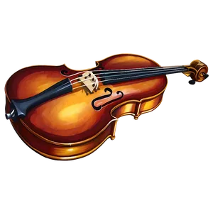 Double Bass Watercolor PNG Xaq37