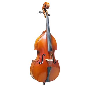 Double Bass With Sheet Music PNG Mqr