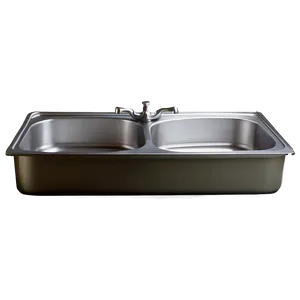 Double Bowl Kitchen Sink Png 06122024 PNG image