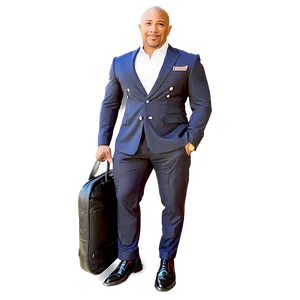 Double-breasted Business Suit PNG 06212024