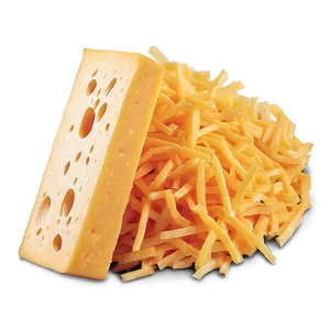 Double Cheddar Shredded Cheese Png 43 PNG image