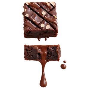 Double Chocolate Brownie Png Ikm88 PNG image