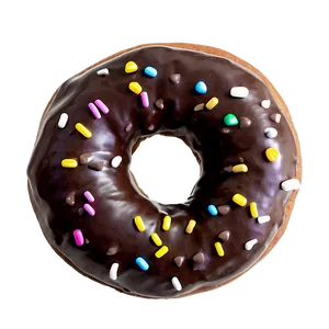 Double Chocolate Donut Png Ajo PNG image