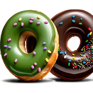 Double Chocolate Donut Png Rdy PNG image