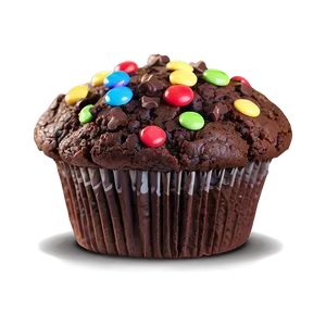 Double Chocolate Muffin PNG Xje5