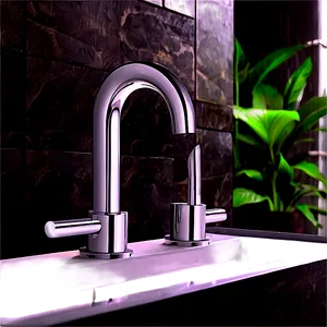 Double Handle Basin Tap Png 06262024 PNG image