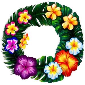 Double Hawaiian Lei PNG 94