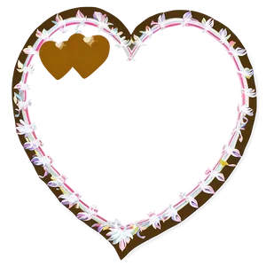 Double Heart Border Png 70 PNG image