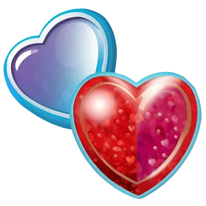 Double Heart Clipart Illustration PNG 10