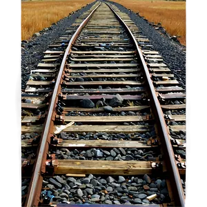 Double Railroad Tracks Parallel PNG Yvd77 PNG