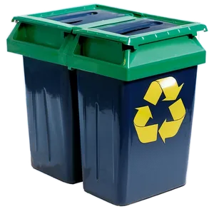 Double Recycle Bin Png 06132024 PNG image