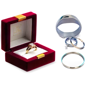 Double Ring Box Png 20 PNG image