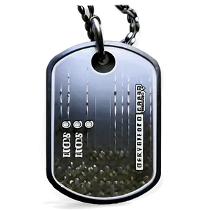 Double-sided Dog Tag PNG Kxa PNG