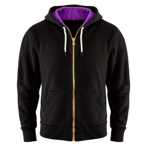 Double Zip Up Hoodie PNG Esl81 PNG