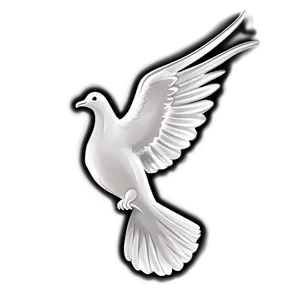 Dove And Cross PNG 05042024 PNG