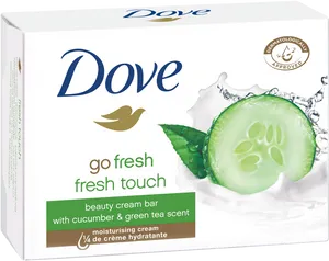Dove Go Fresh Cucumber Green Tea Soap Bar PNG image