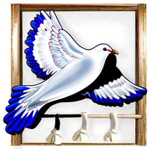 Dove Illustration PNG 90