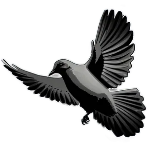 Dove Silhouette PNG 05042024