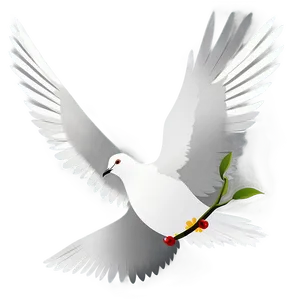 Dove Silhouette Vector PNG Mnu PNG